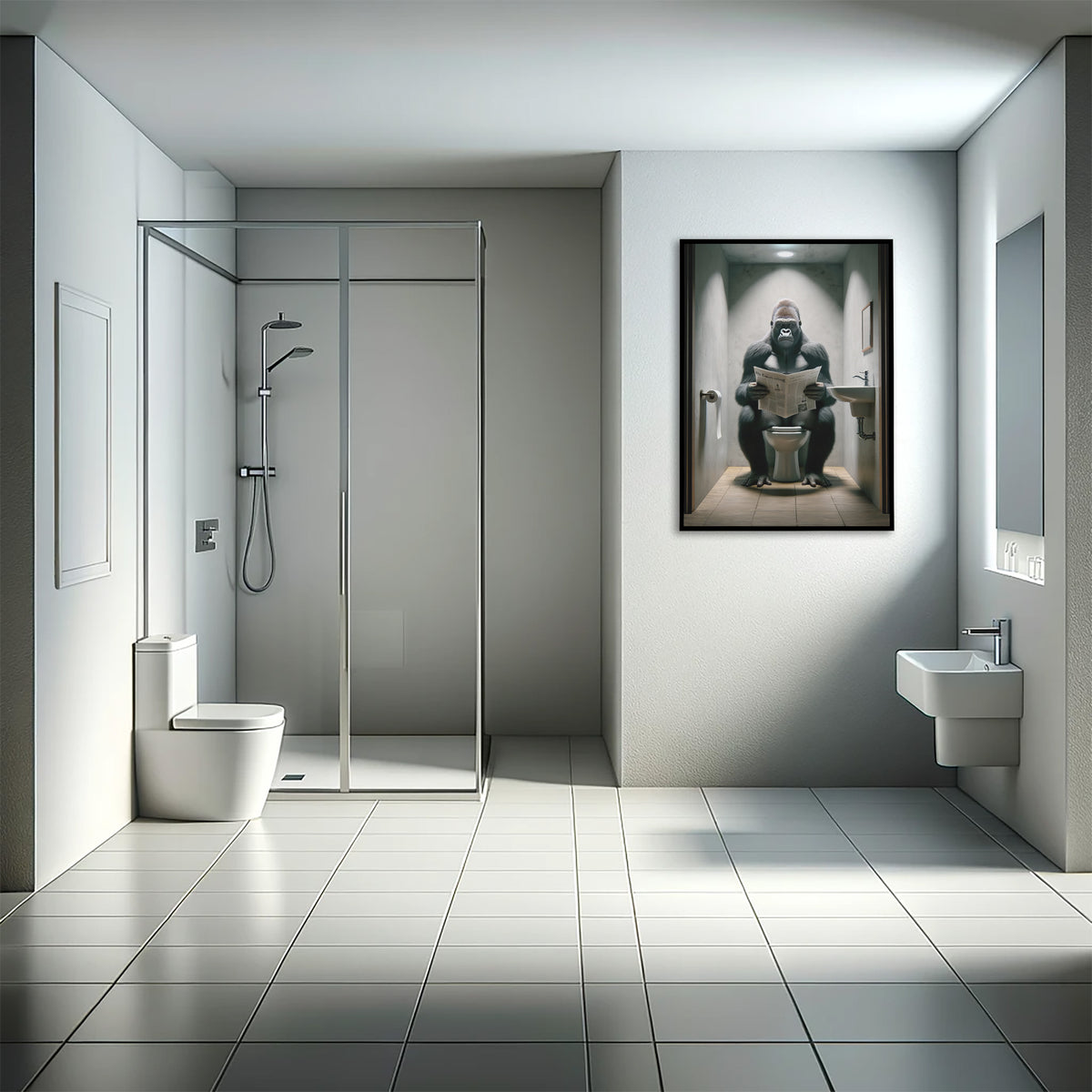 Deco Toilette Wc Poster Drôle WC Singe Gorille - Déco Toilette Humoristique A4 Noir Et Blanc - Sans Cadre Tableau S Binet Deco Toilette Wc Poster Drôle WC Singe Gorille - Déco Toilette Humoristique A4 Noir Et Blanc - Sans Cadre Tableau S Binet